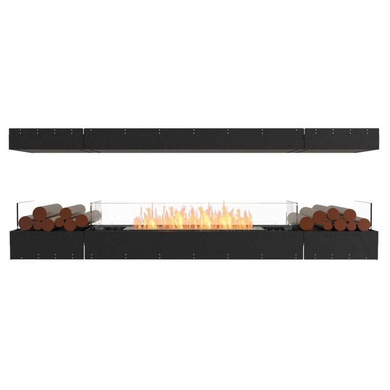 MAD Design Group EcoSmart Fire 89" Flex 86IL Island Ethanol Fireplace Insert with Decorative Box by - Close-Up
