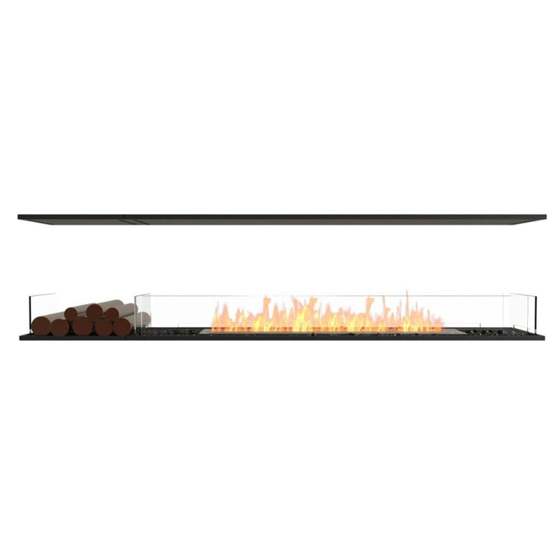 MAD Design Group EcoSmart Fire 89" Flex 86IL Island Ethanol Fireplace Insert with Decorative Box by