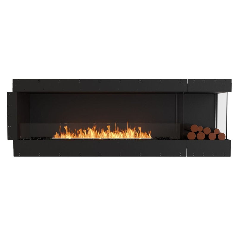 MAD Design Group EcoSmart Fire 91" Flex 86LC/86RC Ethanol Fireplace Insert with Decorative Box by - Side View