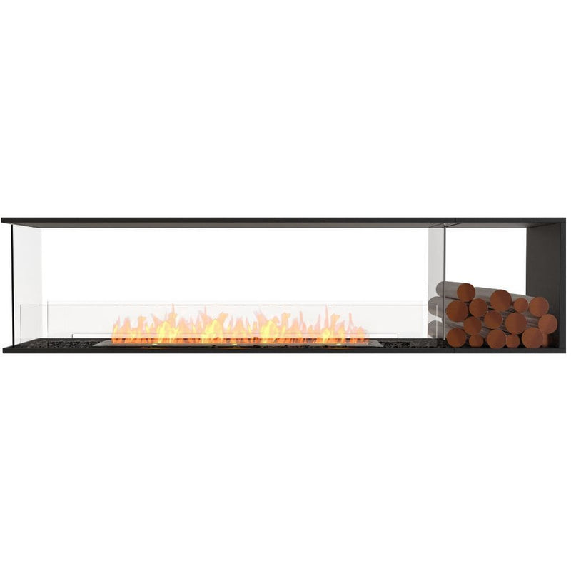 MAD Design Group EcoSmart Fire 91" Flex 86PN Peninsula Ethanol Fireplace Insert with Decorative Box by - Additional View