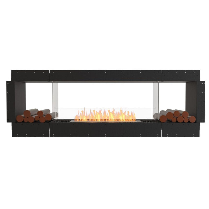 MAD Design Group EcoSmart Fire 94" Flex 86DB Double Sided Ethanol Fireplace Insert with Decorative Box by - Close-Up