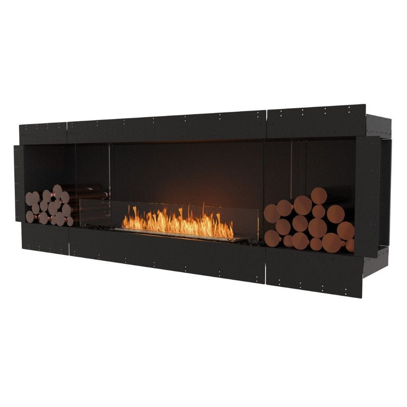 MAD Design Group EcoSmart Fire 94" Flex 86SS Single Sided Ethanol Fireplace Insert with Decorative Box by - Components View