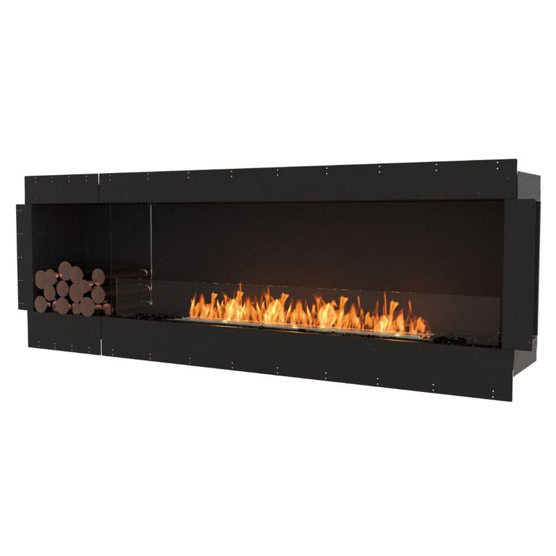 MAD Design Group EcoSmart Fire 94" Flex 86SS Single Sided Ethanol Fireplace Insert with Decorative Box by - Detail View