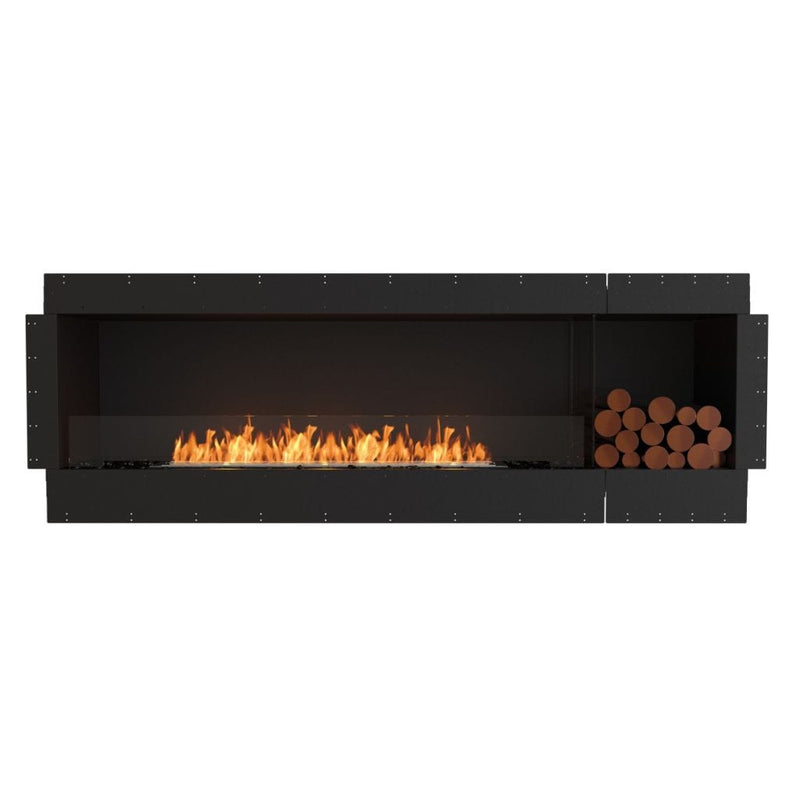 MAD Design Group EcoSmart Fire 94" Flex 86SS Single Sided Ethanol Fireplace Insert with Decorative Box by - Close-Up