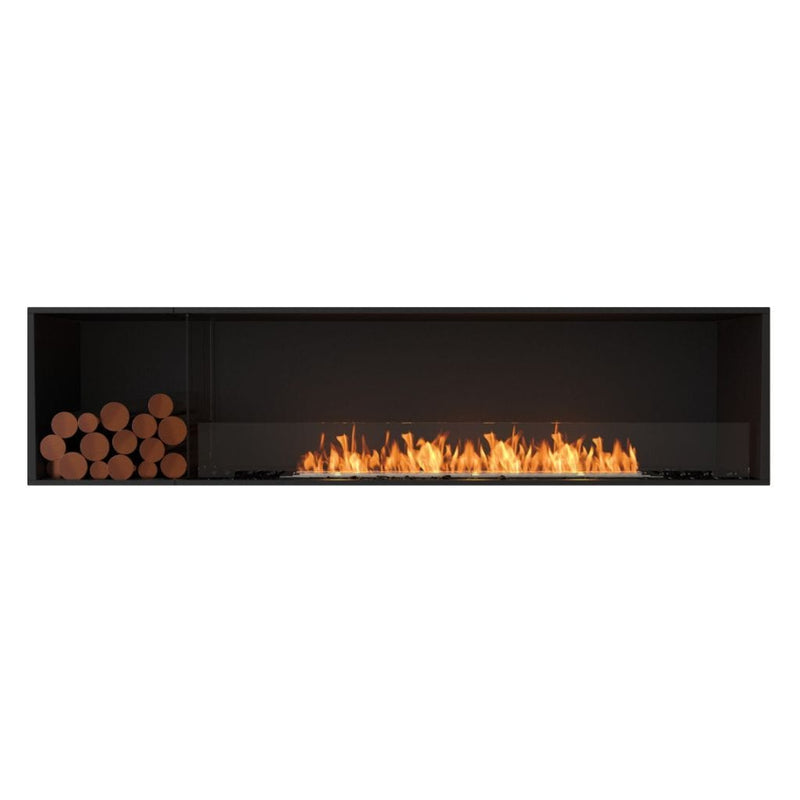 MAD Design Group EcoSmart Fire 94" Flex 86SS Single Sided Ethanol Fireplace Insert with Decorative Box by