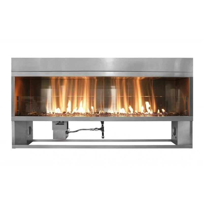 Firegear 48-Inch Outdoor Kalea Bay Non-LED Linear Fireplace - OFP-48LECO - Detail View