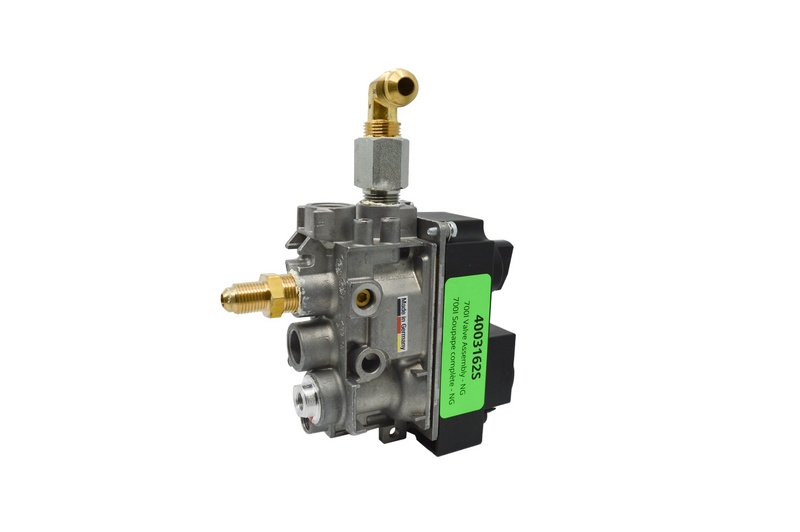 700N GV60 Valve Assembly - Natural Gas - Scale View