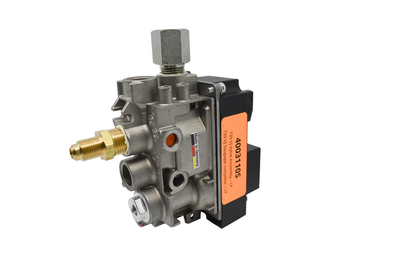 739P GV60 Valve Assembly - Propane - Scale View