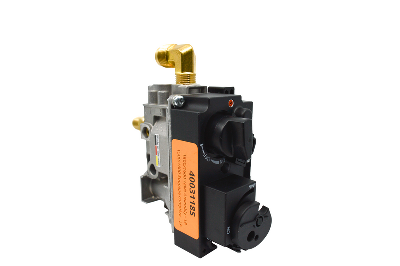 1500P GV60 Valve Assembly - Propane - Side View