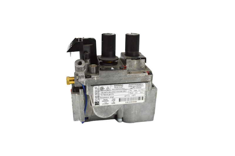 SIT 820 Series Millivolt Fireplace Valve 20% Turndown Vent Free Natural Gas - Connection Detail