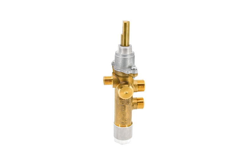 Gas Control Valve Manual Propane Vent Free - Rear View