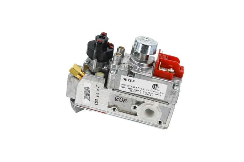 Gas Control Valve Dexen Natural Gas Vent Free - Label View