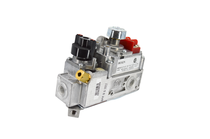 Gas Control Valve Dexen Propane Vent Free - Bottom View