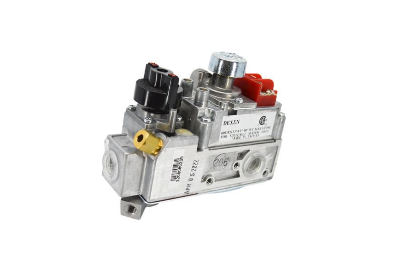 Gas Control Valve Dexen Propane Vent Free - Components View