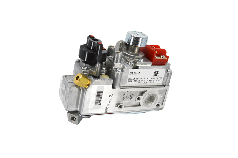 Gas Control Valve Dexen Propane Vent Free - Installation View