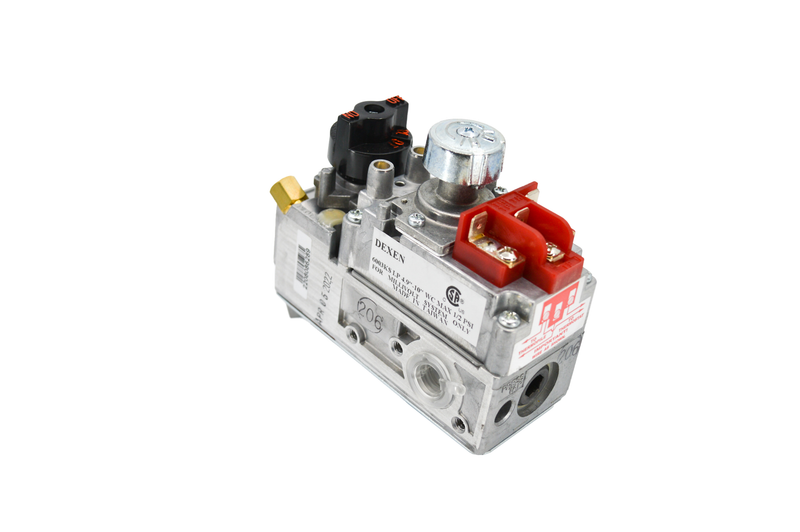 Gas Control Valve Dexen Propane Vent Free - Side View