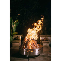 Fire Pit Art 30" Fire Surfer Fire Pit - Bottom View
