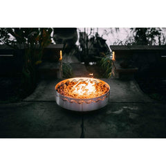 Fire Pit Art 30" Fire Surfer Fire Pit - Side View