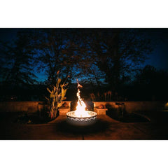 Fire Pit Art 30" Fire Surfer Fire Pit - Dimensions