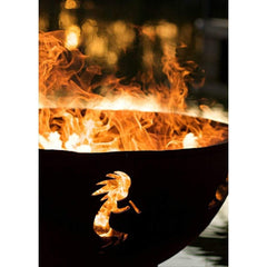 Fire Pit Art 36" Kokopelli Fire Pit - Alternate View