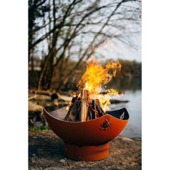 Fire Pit Art 36" Namaste Fire Pit - Alternate View