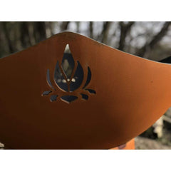 Fire Pit Art 36" Namaste Fire Pit - Detail View