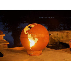 Fire Pit Art 36" Third Rock Fire Pit - Label View