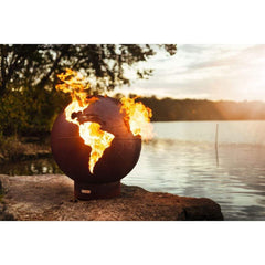 Fire Pit Art 36" Third Rock Fire Pit - Side View