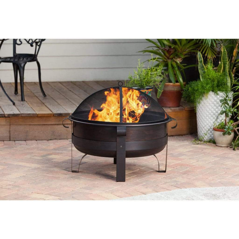 Fire Sense 35" Cornell Wood Burning Fire Pit - Alternate View