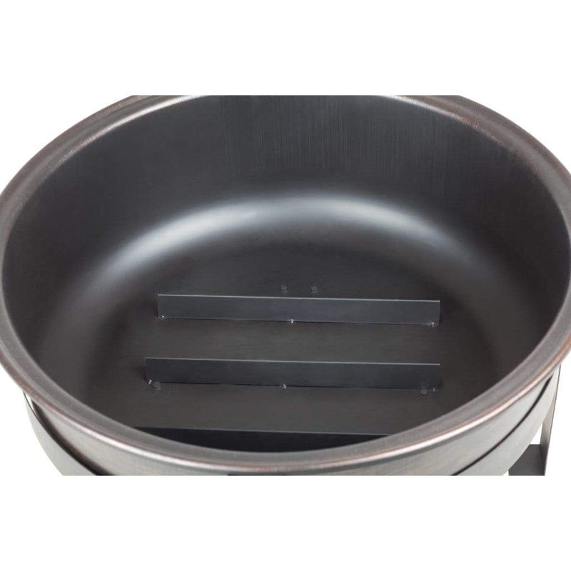 Fire Sense 35" Cornell Wood Burning Fire Pit - Side View