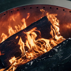 Firegear 21" LUME-MS1 Lume Multisided Smoke-Less Wood Burning Fire Pit - Rear View