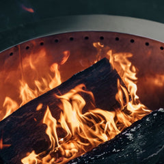 Firegear 21" LUME-MS1SR Lume Multisided Smoke-Less Wood Burning Fire Pit w/ Sear Cooking Surface - Close-Up