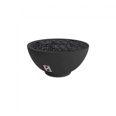 Firegear Pro Series Sanctuary 3 30" Raven Round Natural Gas Fire Pit Bowl With Thermocouple Piloted Safety Ignition System