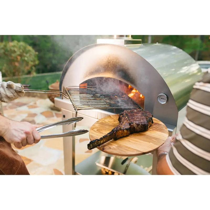 Fontana Forni Forno Toscano Stainless Steel Grill for Ovens - Side View