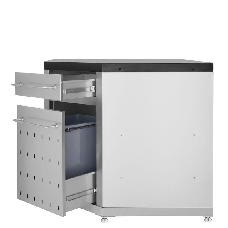 Fuego Living Fuego 38" Modular Corner Cabinet - Side View
