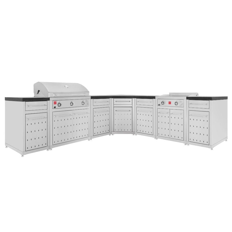 Fuego Living Fuego 38" Modular Corner Cabinet - Close-Up