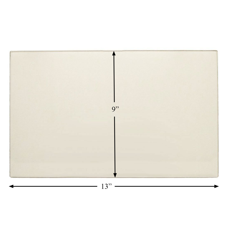 Earth Stove Rectangle Glass 13" x 9", G100-1 G100-1-AMP