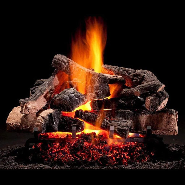 Bûches De Gaz Hargrove Rustic Timbers 21" Avec Brûleur SYS4 LP, Modèle D'expo