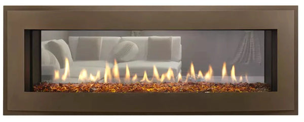 Heatilator Crave See-Through 36" Linear Contemporary Top Direct Vent Natural Gas Fireplace With IntelliFire Touch Ignition System