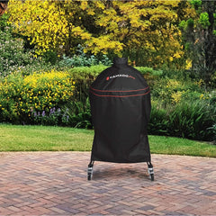 Kamado Joe Black Heavy Duty Polyester Grill Cover for Big Joe Series Grills - Detail View