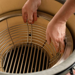 Kamado Joe Stainless Steel Charcoal Basket for Classic Joe Series Grills - Detail View
