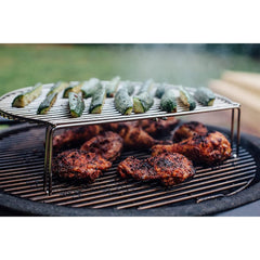 Kamado Joe Stainless Steel Grill Expander for Big Joe Series Grills - Detail View