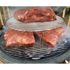 Kamado Joe Stainless Steel Grill Expander for Big Joe Series Grills - Side View