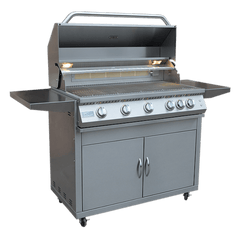 KoKoMo Grills 3/4/5 Burner Stainless Steel Grill Cart - Side View