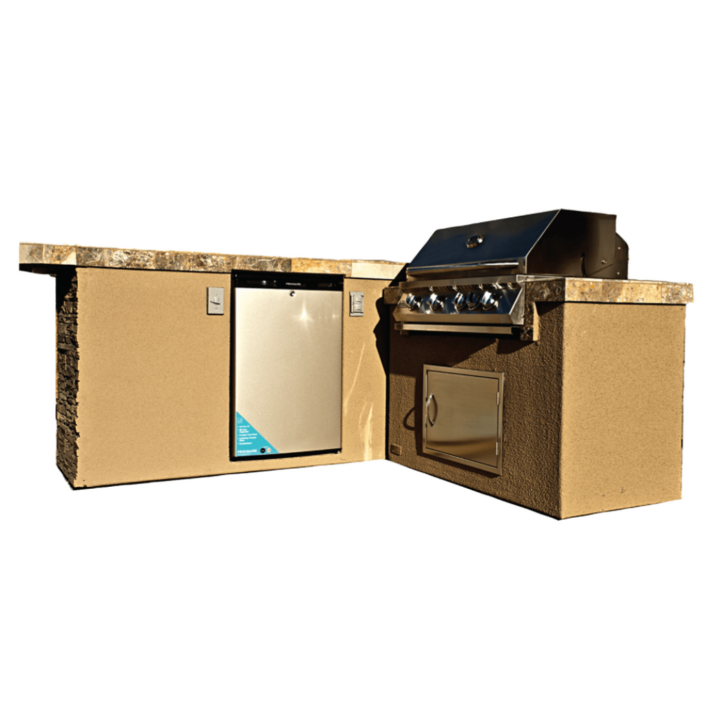 Kokomo Grills Baja BuiltIn BBQ Island with 4 Burner Built In BBQ Gril