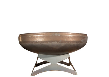 Ohio Flame Liberty Fire Pit with Angular Base