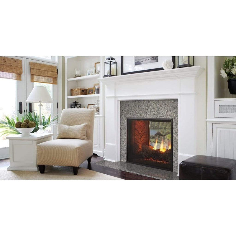 Majestic 36" Fortress Traditional Indoor/ Outdoor See-Through Direct Vent Gas Fireplace with IntelliFire Touch Ignition