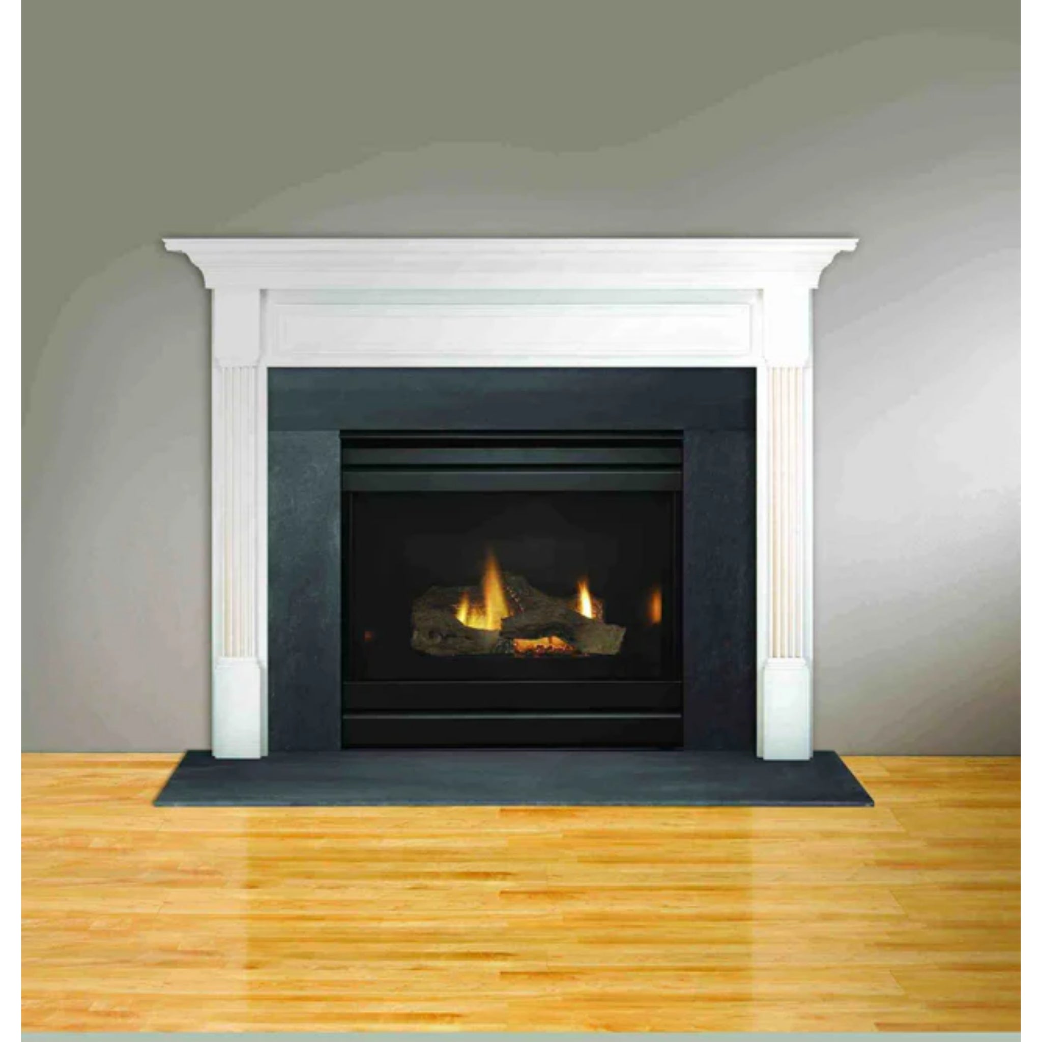 10+ Propane Vented Fireplace Majestic DV3732 27" Traditional Top/Rear Direct Vent Propane Gas Firep