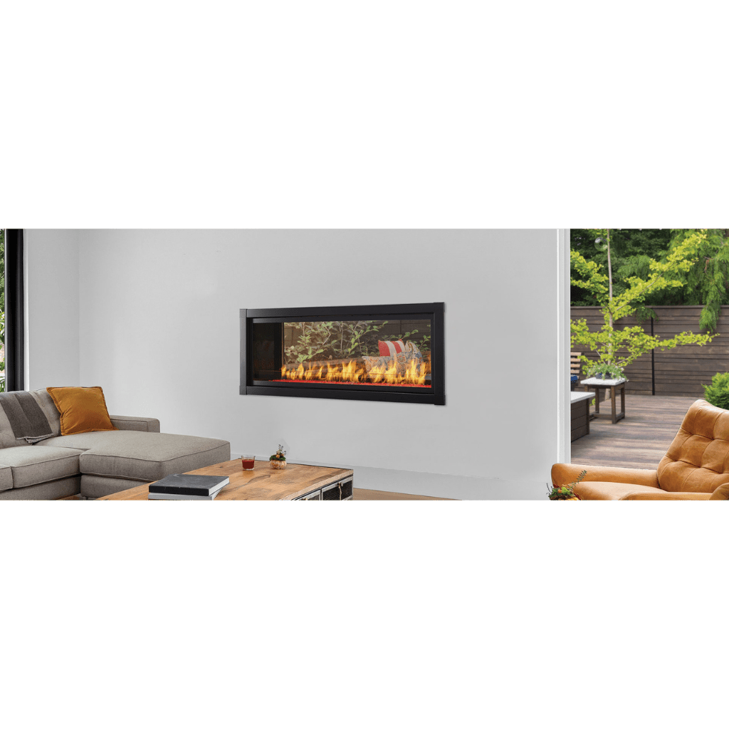 Monessen 48" Artisan Vent Free See-Through Linear Fireplace with IPI P