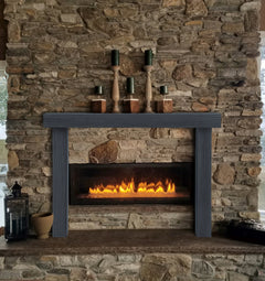 Pearl Mantel Zachary Non-Combustible Mantel Surrounds - Pepper Finish - Fireplace Choice